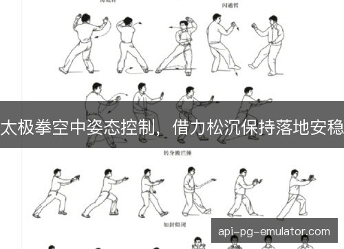 太极拳空中姿态控制，借力松沉保持落地安稳